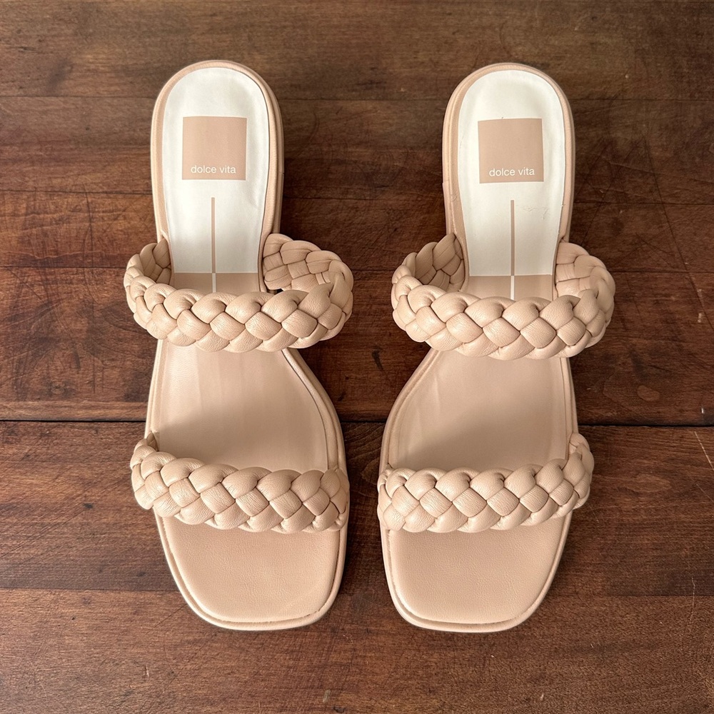 Dolce Vita Ronin Women's Cream Double Braided Sandals 9